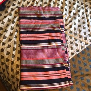 Gap striped blanket scarf